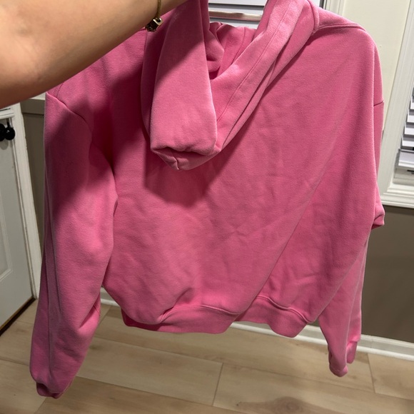 Skims Pink Zip-Up Hoodie size L - Picture 3 of 4
